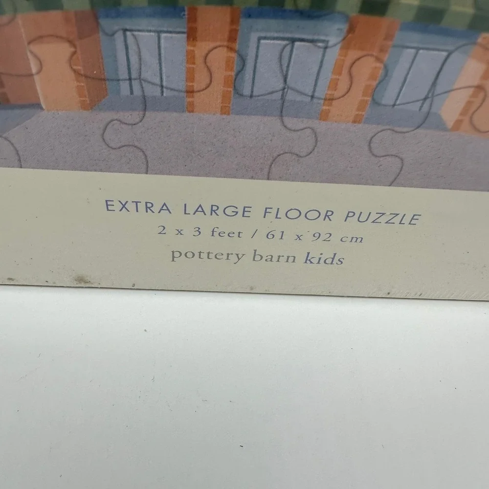 NEW Pottery Barn Floor Puzzle 48 Extra Large Jumbo Pieces 2'x3' All Star‎ Field